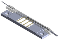 1570 nm Type-II SPDC Waveguide Chip Submount, w/Fiber Pigtailed, 30 mm