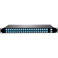 50 G C -band 16 CH Athermal AWG Module in 1U Rackmount
